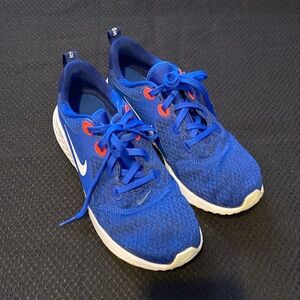 Nike React blue sneakers